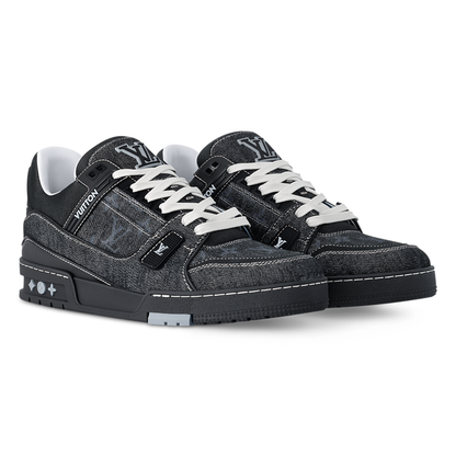 LV Trainer 'Black' Denim