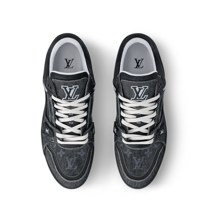 LV Trainer 'Black' Denim
