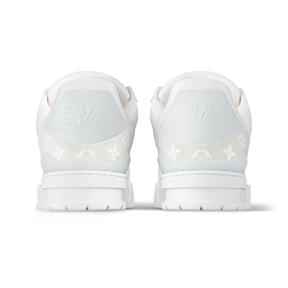 LV Trainers Monogram-Printed Translucent PVC White