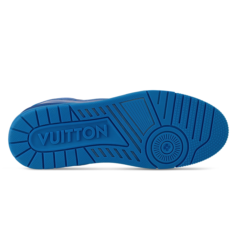LV Trainers Monogram-Printed Translucent PVC Blue