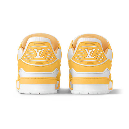 LV Trainers Nubuck & Grained Calf Leather Yellow