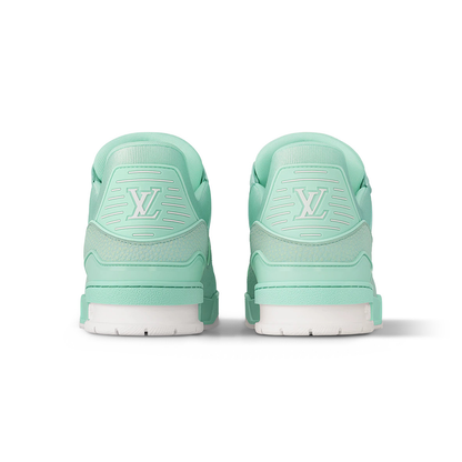 LV Trainer Grained Calf Leather Pastel Green