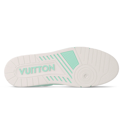 LV Trainer Grained Calf Leather Pastel Green