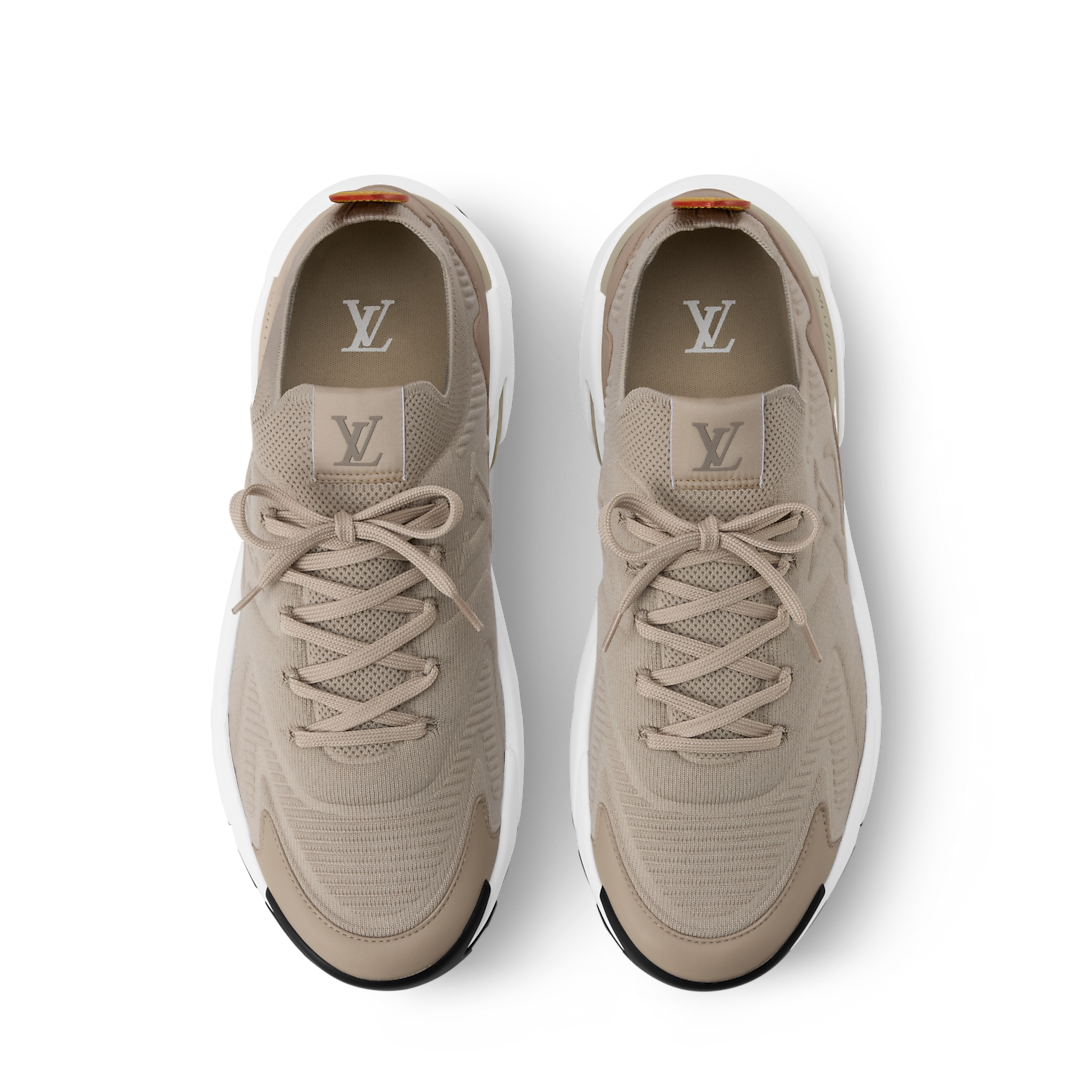 LV Tatic Knit Sneaker Beige