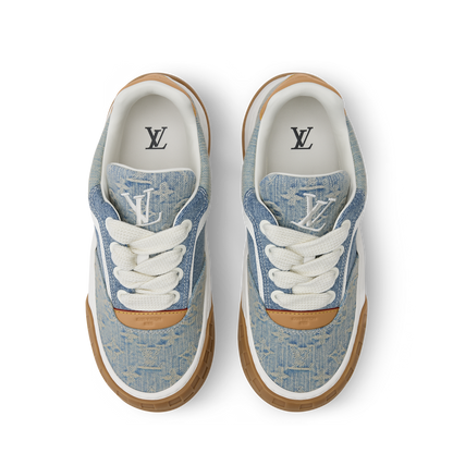 LV Tilted Sneaker Blue Denim