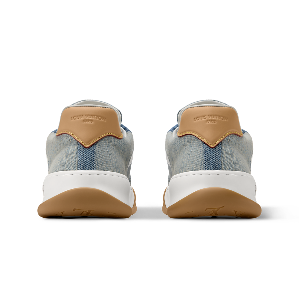 LV Tilted Sneaker Blue Denim