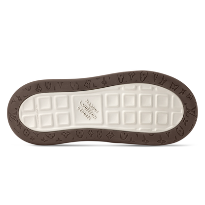 LV Tilted Sneaker Brown Denim