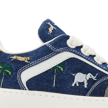 LV Tilted Sneaker Blue Denim