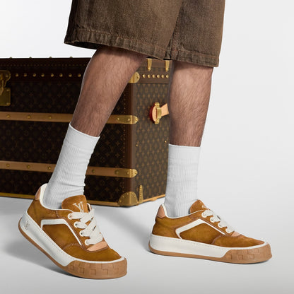 LV Tilted Sneaker Cognac Brown