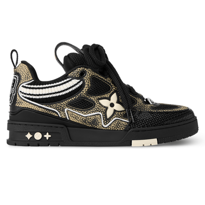 LV Skate Sneaker Black Crystal