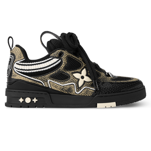 LV Skate Sneaker Black Crystal