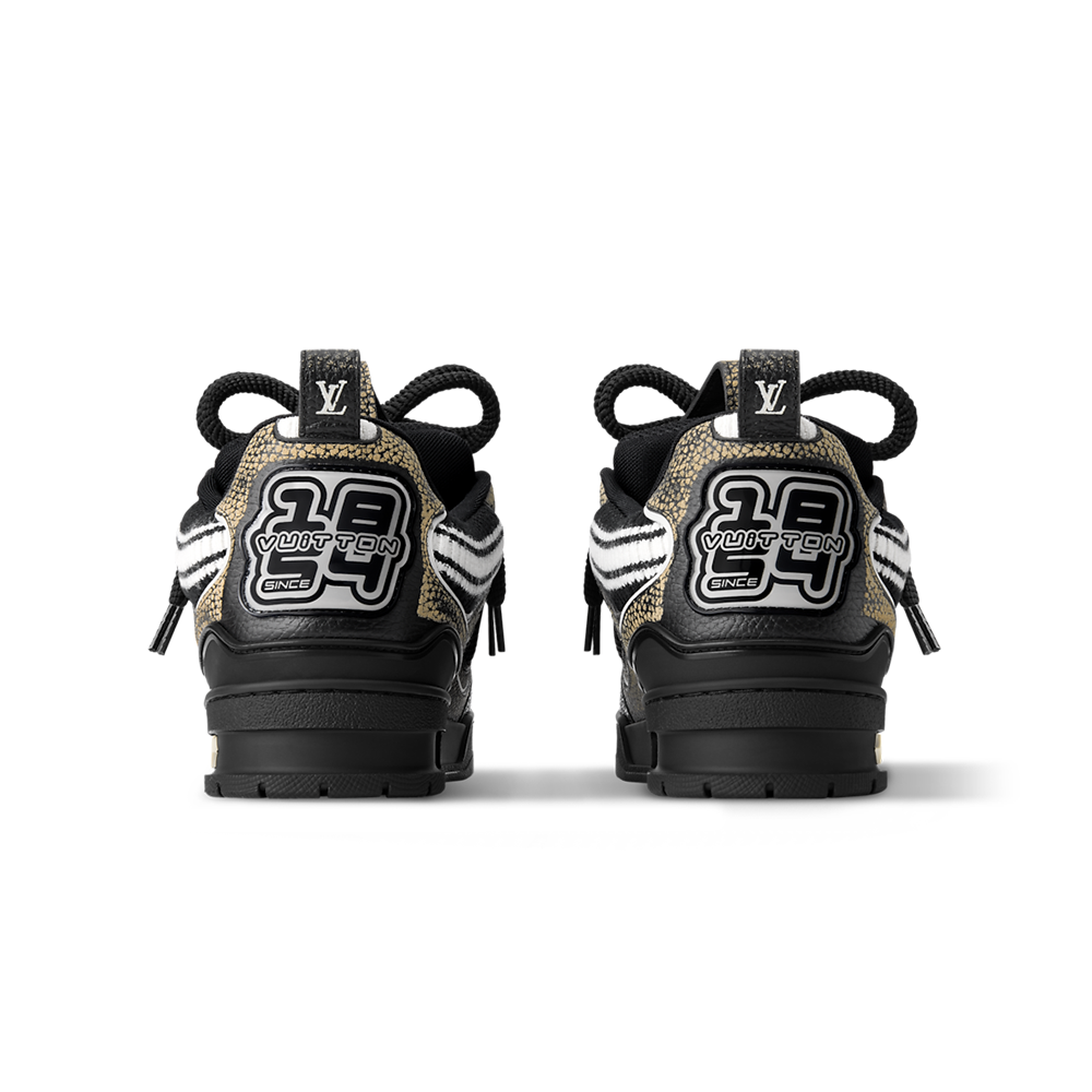 LV Skate Sneaker Black Crystal