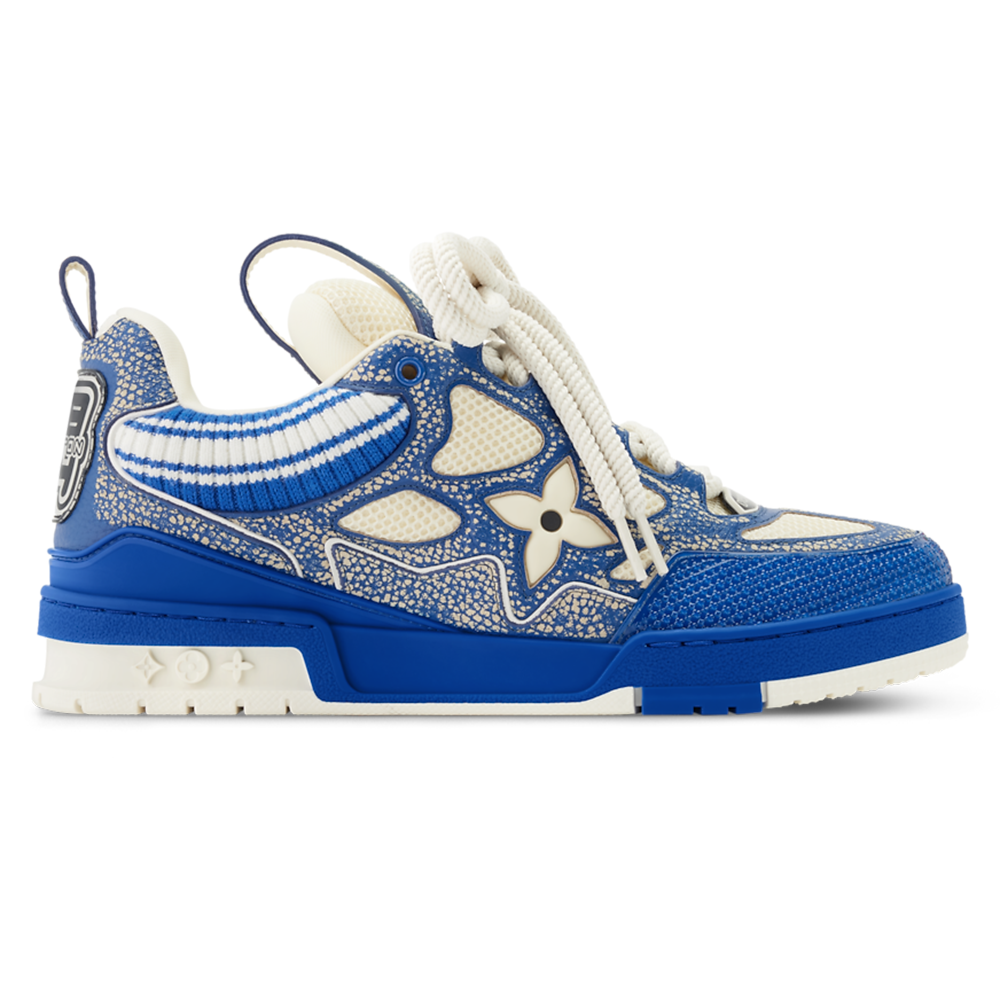 LV Skate Sneaker Navy Blue Crystal