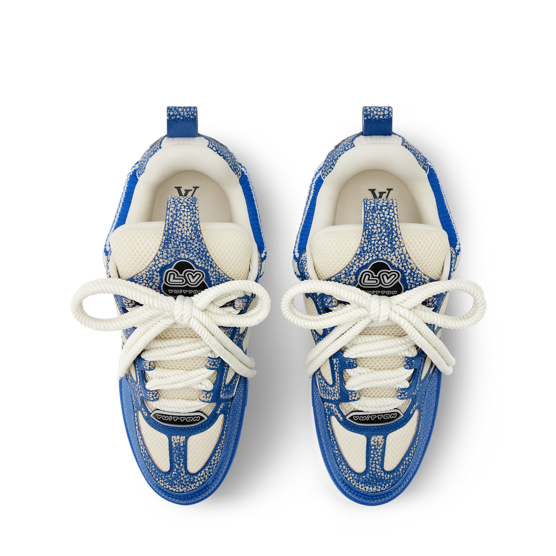 LV Skate Sneaker Navy Blue Crystal