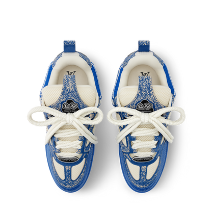 LV Skate Sneaker Navy Blue Crystal