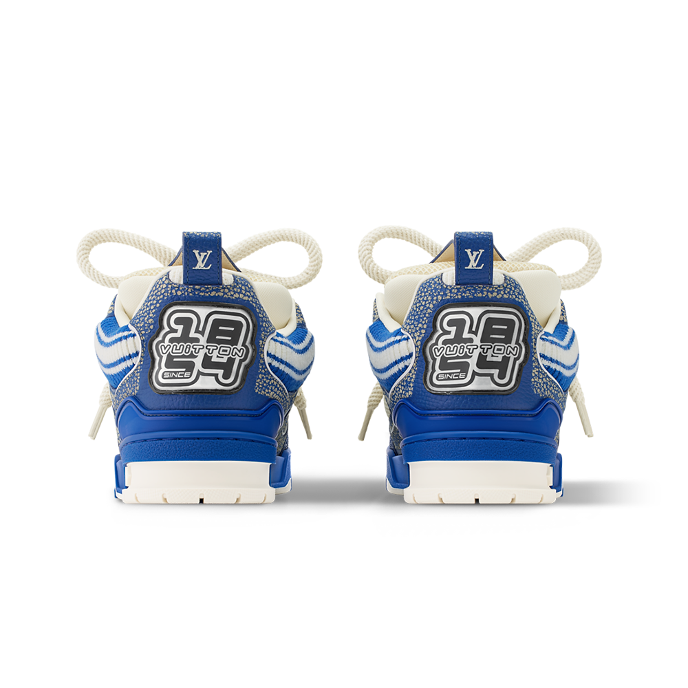 LV Skate Sneaker Navy Blue Crystal