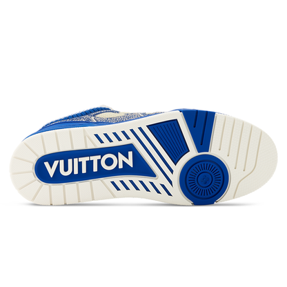 LV Skate Sneaker Navy Blue Crystal