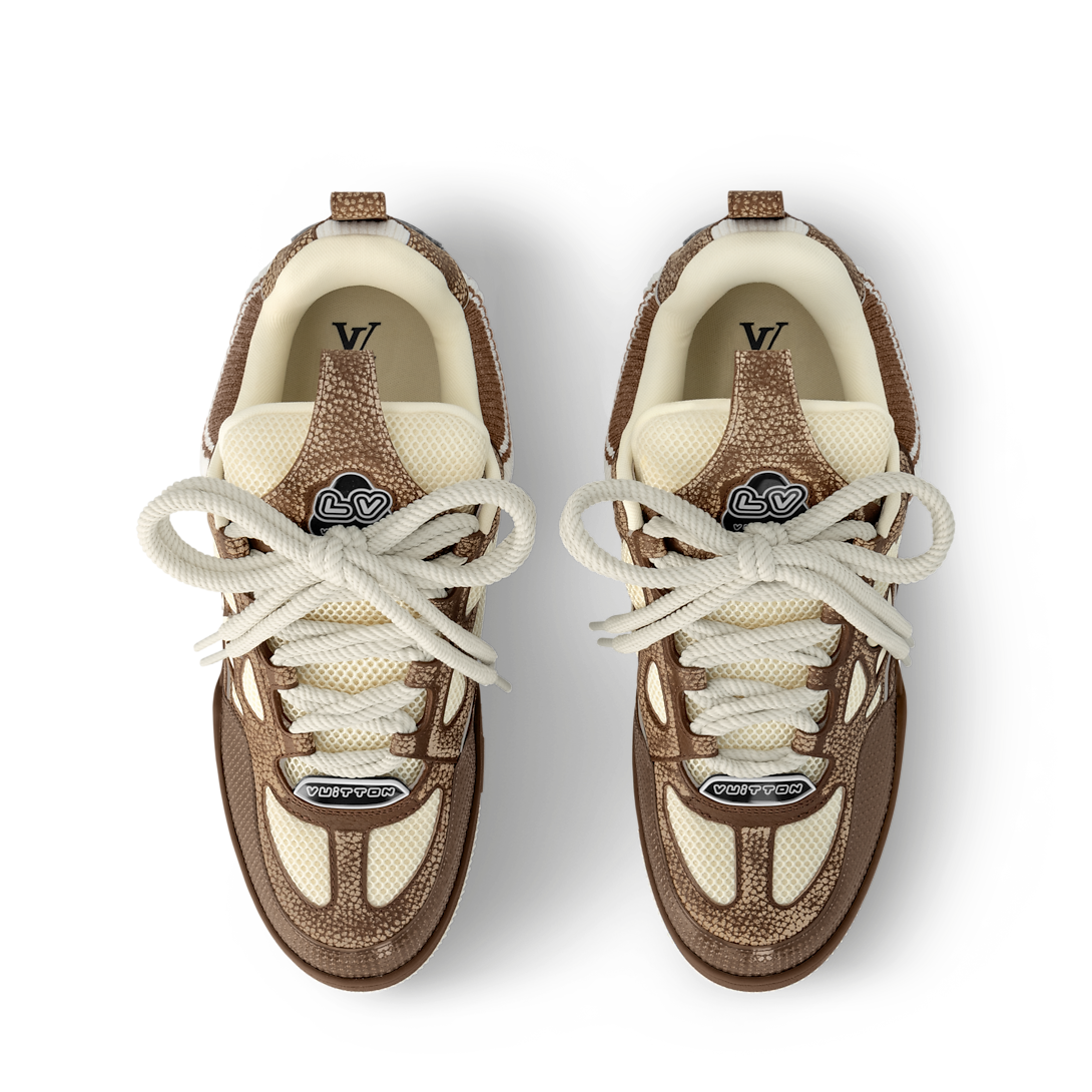 LV Skate Sneaker Brown Crystal