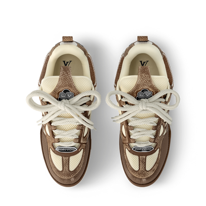 LV Skate Sneaker Brown Crystal