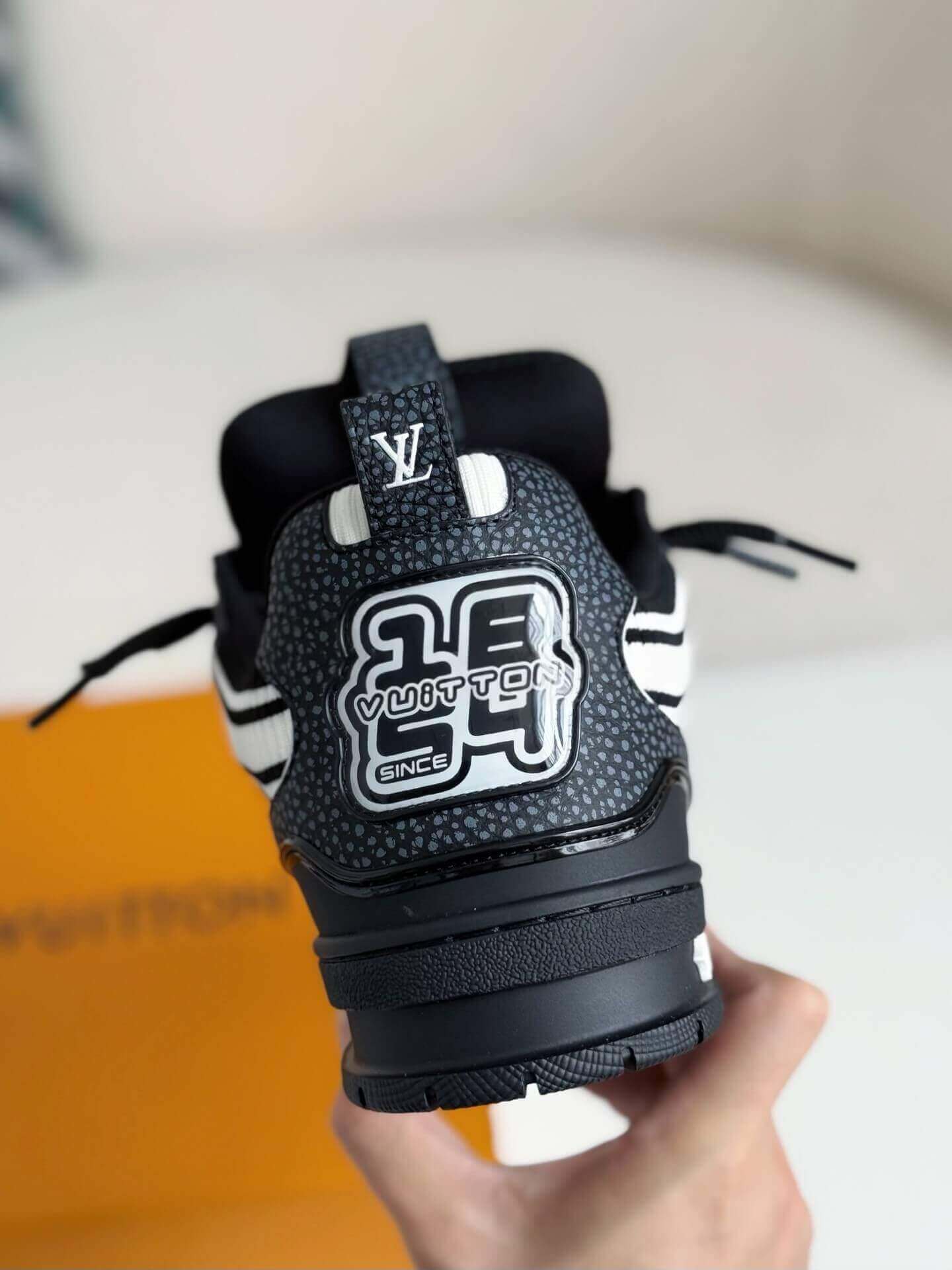 LV Skate Sneaker Black Crystal
