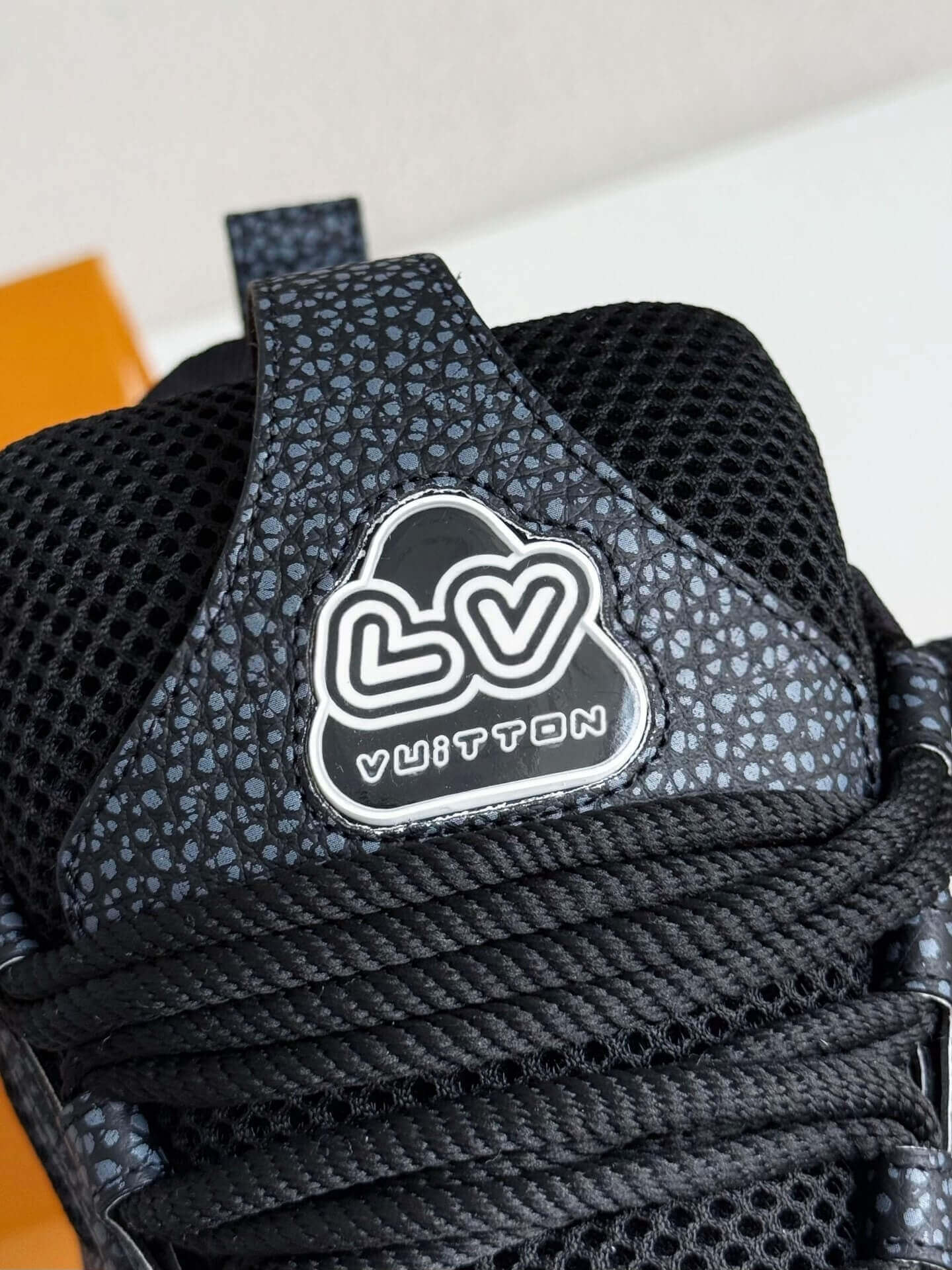LV Skate Sneaker Black Crystal