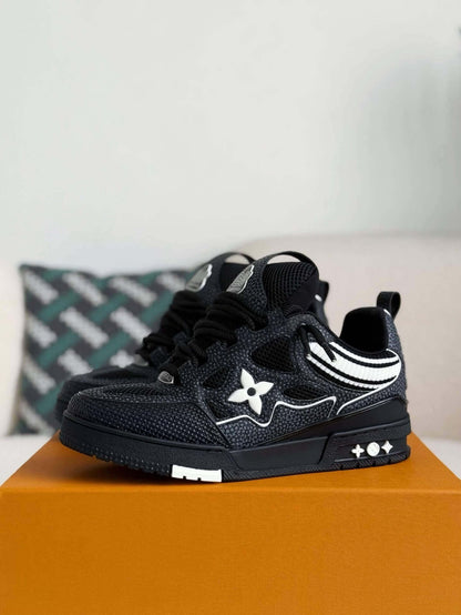 LV Skate Sneaker Black Crystal