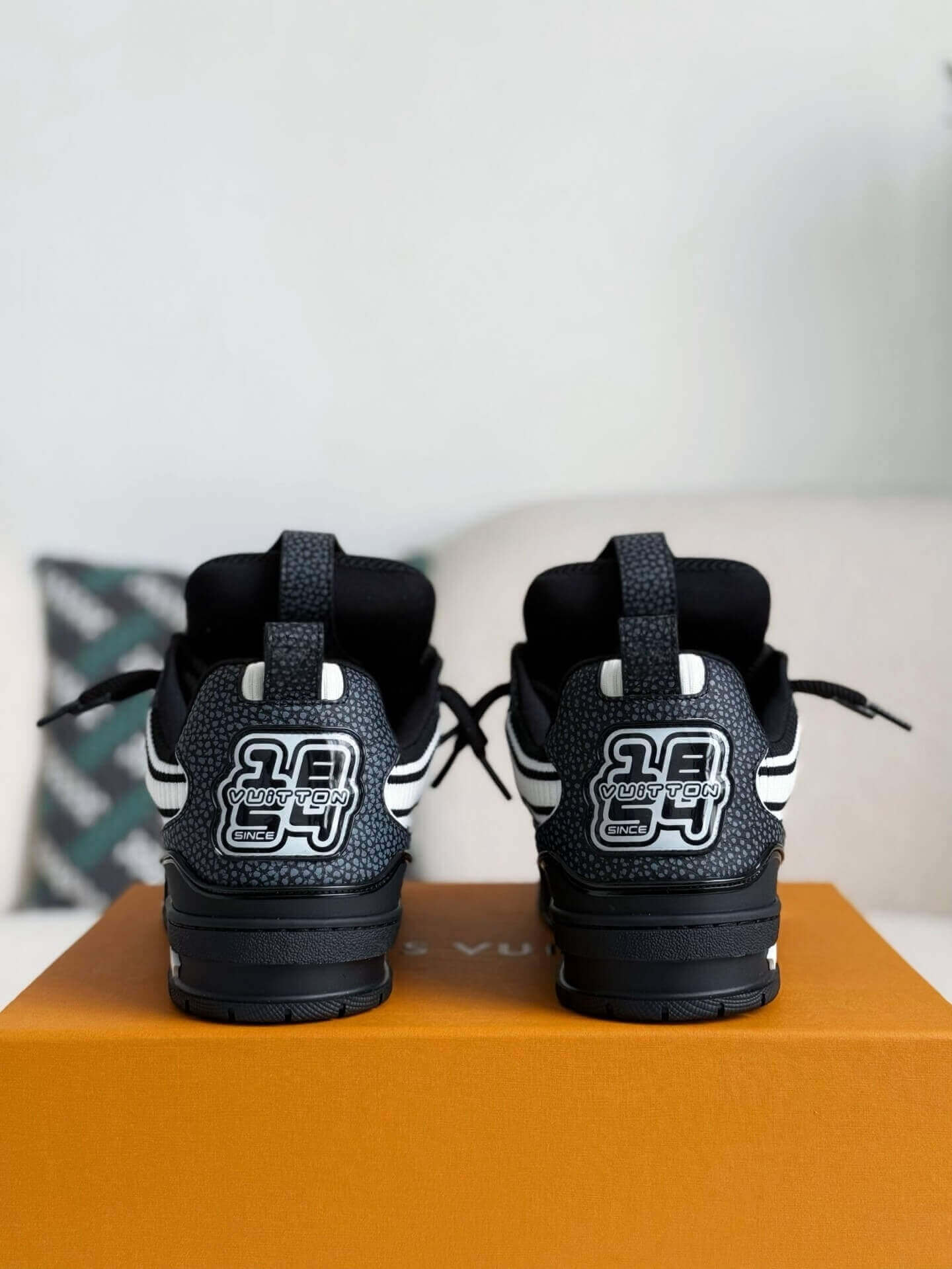 LV Skate Sneaker Black Crystal