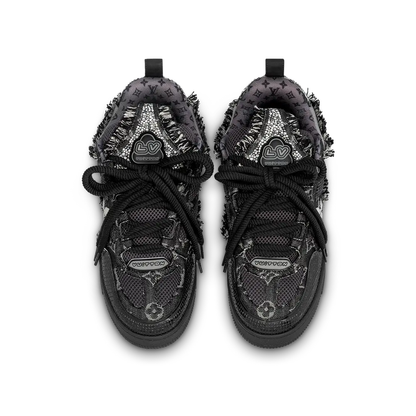 LV Skate Sneaker Black Swarovski™ Crystals