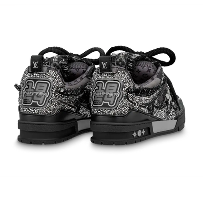 LV Skate Sneaker Black Swarovski™ Crystals