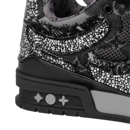 LV Skate Sneaker Black Swarovski™ Crystals
