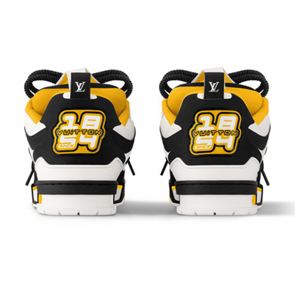 LV 57th Street NYC LV Skate Sneaker in Black Yellow