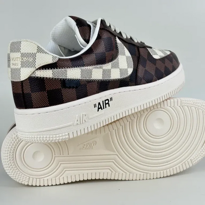 Louis Vuitton x Nike Air Force 1 ‘Damier Brown/ White’