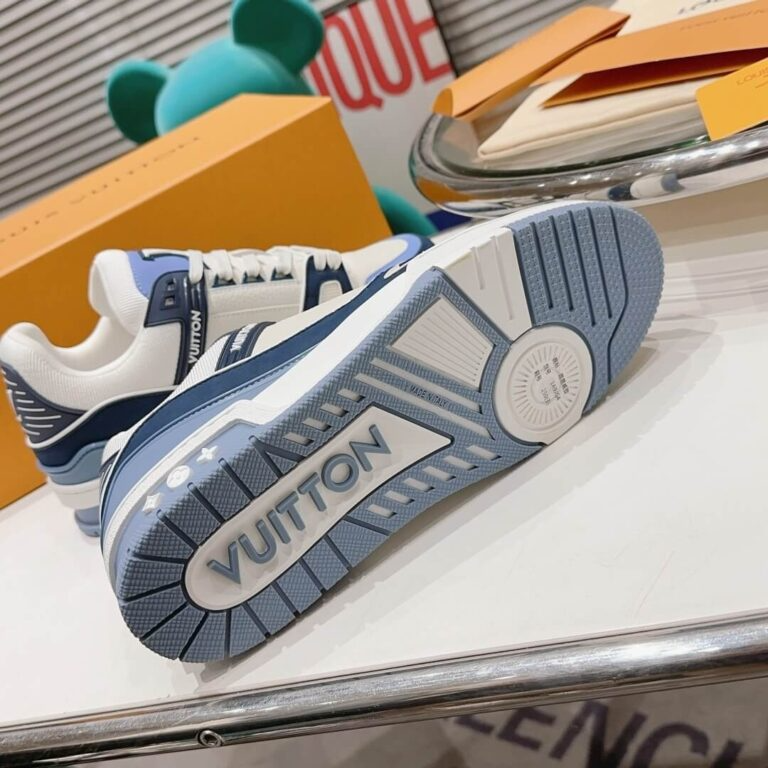 Louis Vuitton LV Trainer “Blue Beige”
