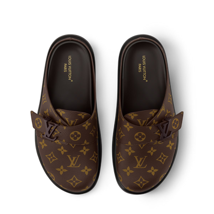 LV Easy Mule Macassar Brown