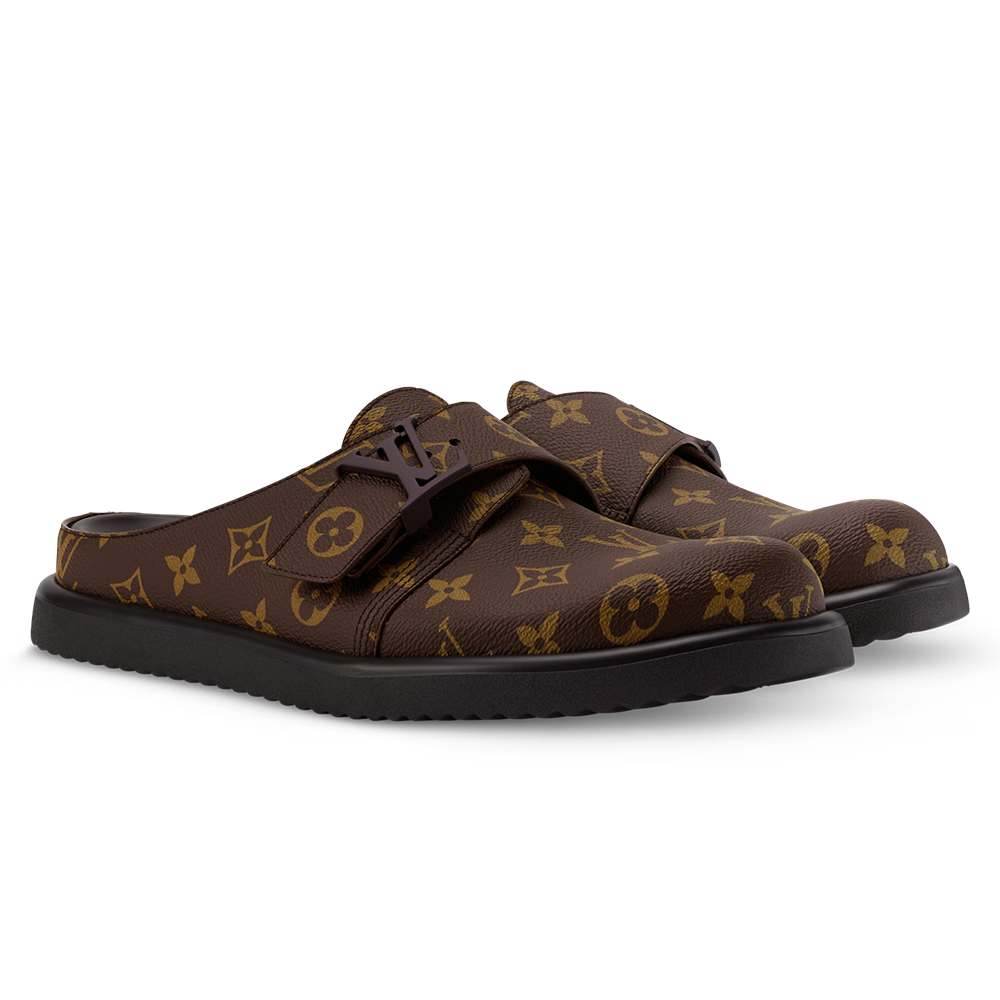 LV Easy Mule Macassar Brown