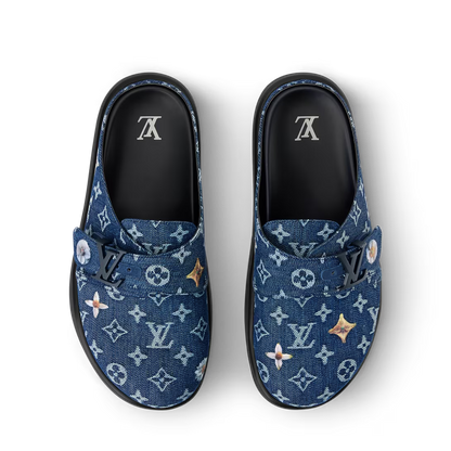 LV Easy Mule Blue Denim