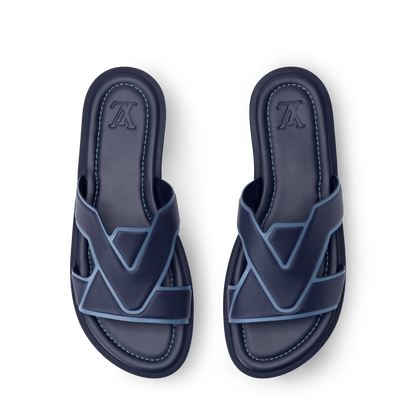 LV Oasis Mule Navy Blue