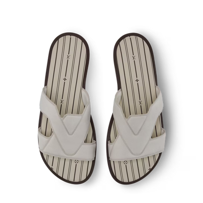 LV Oasis Mule Light Gray