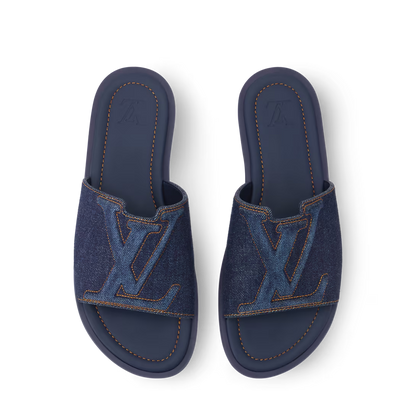 LV Portofino Mule Navy Blue