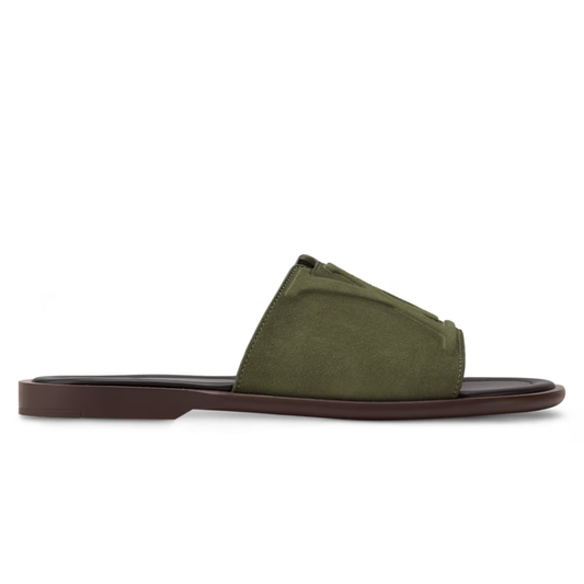 LV Portofino Mule Khaki Green