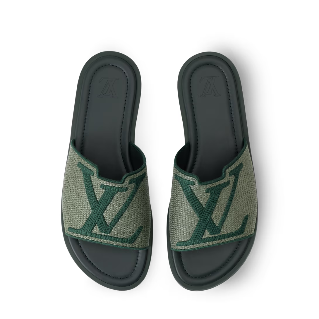 LV Portofino Mule Green