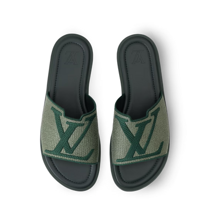 LV Portofino Mule Green