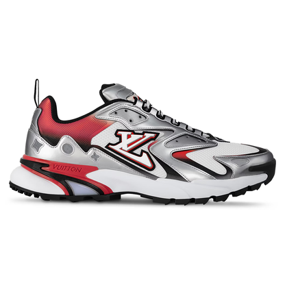 LV Tatic Runner Sneaker Gray Red