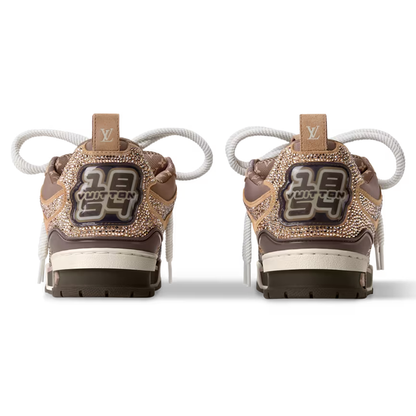 LV Skate Sneaker Brown Crystal