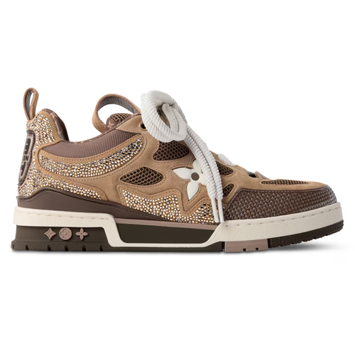 LV Skate Sneaker Brown Crystal