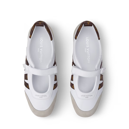 LV Sneakerina Mary Jane White
