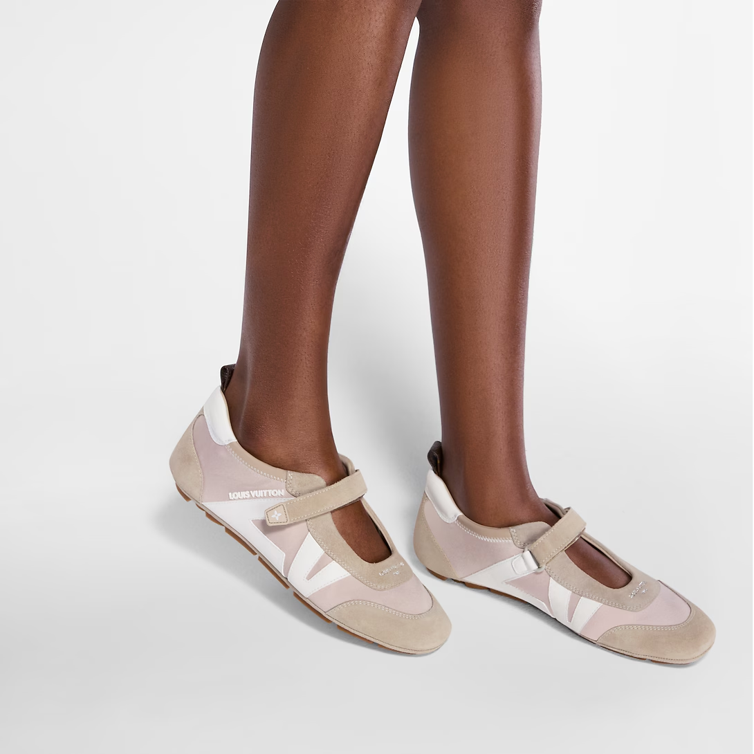 LV Sneakerina Mary Jane Beige
