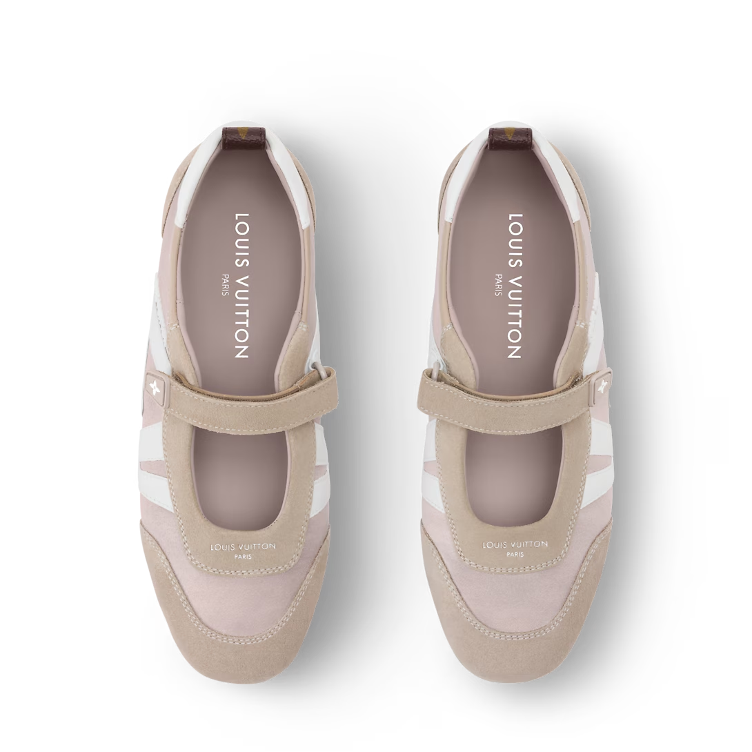 LV Sneakerina Mary Jane Beige