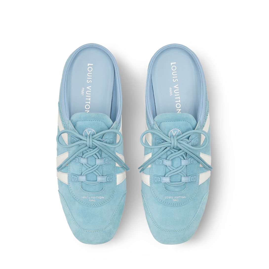 LV Sneakerina Open Back Sky Blue