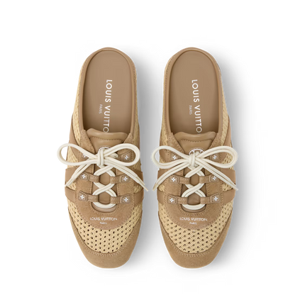 LV Sneakerina Open Back Natural Beige